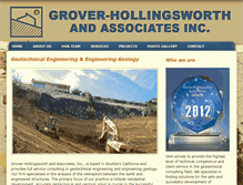 Tablet Screenshot of grover-hollingsworth.com